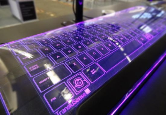 Luminae glass keyboard