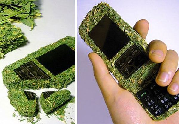 Biodegradable Grass Cell Phone