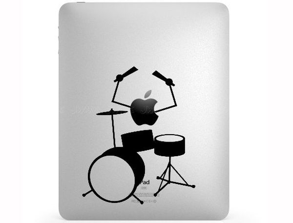 Drummer iPad sticker