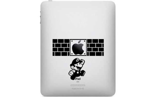 Mario iPad sticker