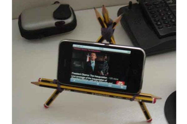 Pencil IPhone stand