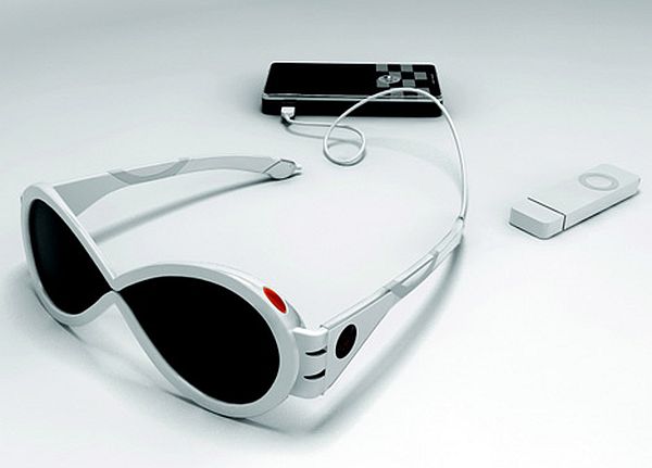 Sun Glasses using solar power