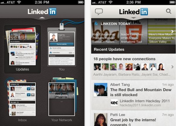 LinkedIn app for i phone 1