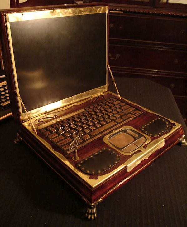 Victorian Style Antique Laptop