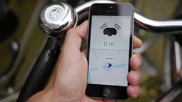 Bike bell with GPS